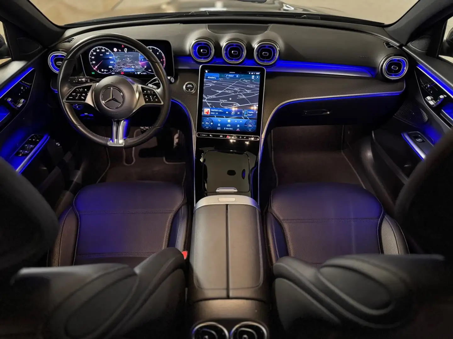 Mercedes-Benz C 200 d T AVANTGARDE MEMO KAM AMBI LED TWA MBUX Grijs - 2