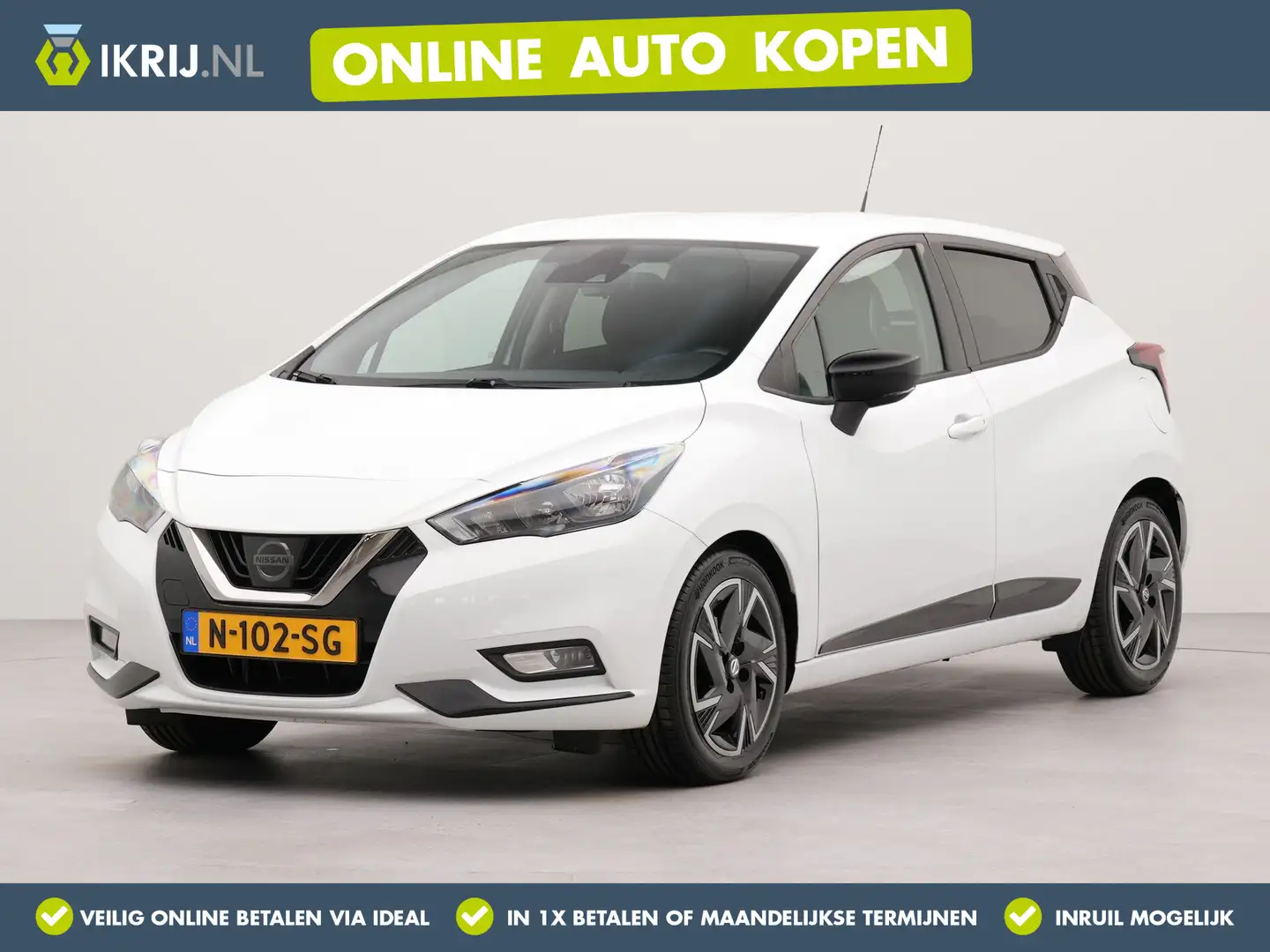Nissan Micra 1.0 IG-T N-Design | Apple Carplay | DAB | Cruise C Blanc - 1