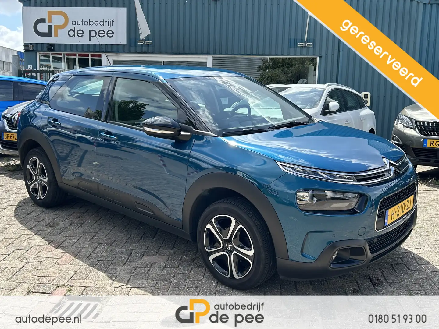 Citroen C4 Cactus 1.2 PureTech Business GARANTIE/CLIMA/CAMERA/CARPLA Blauw - 1