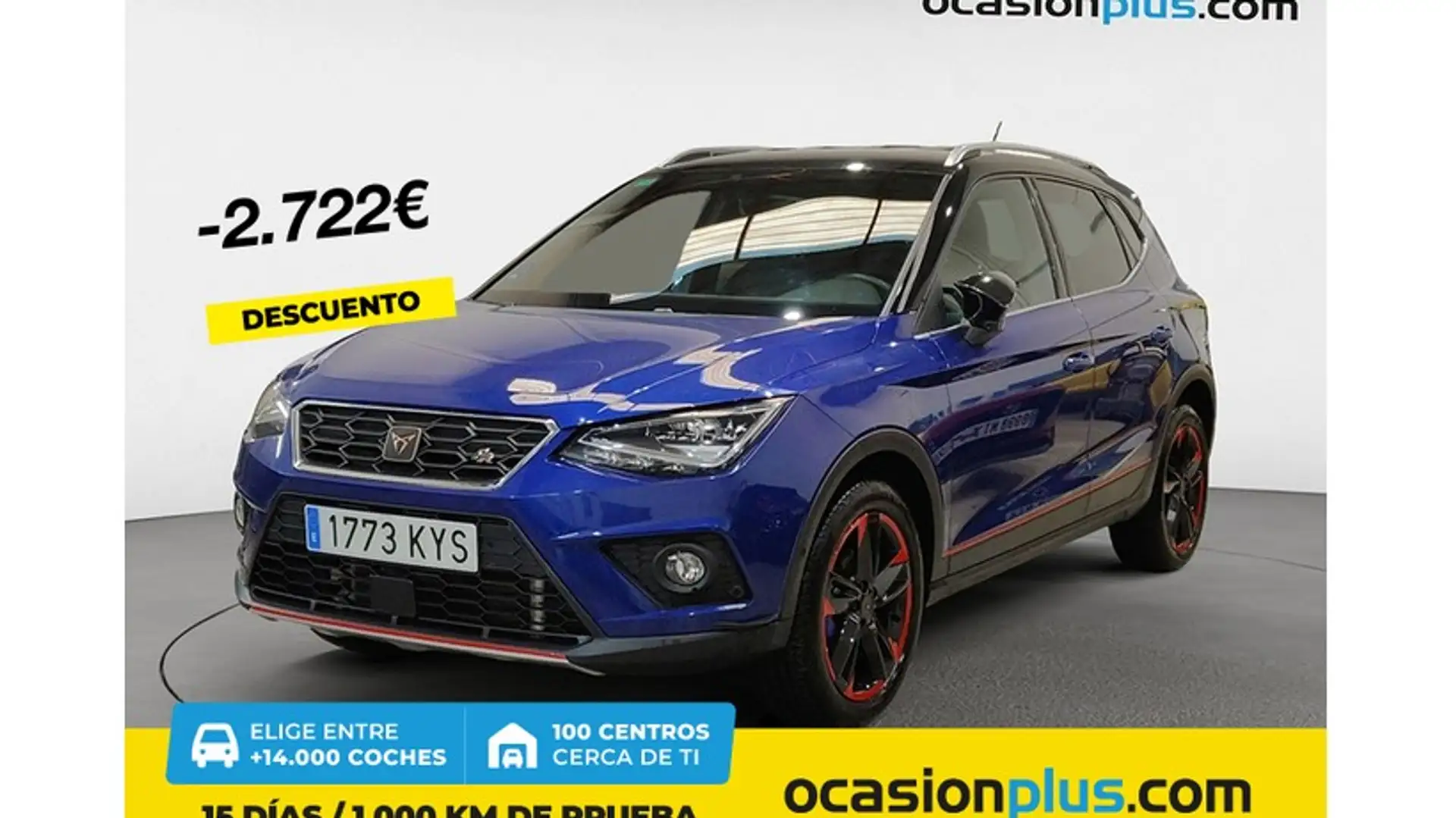 SEAT Arona 1.0 TGI S&S FR 90 Blu/Azzurro - 1