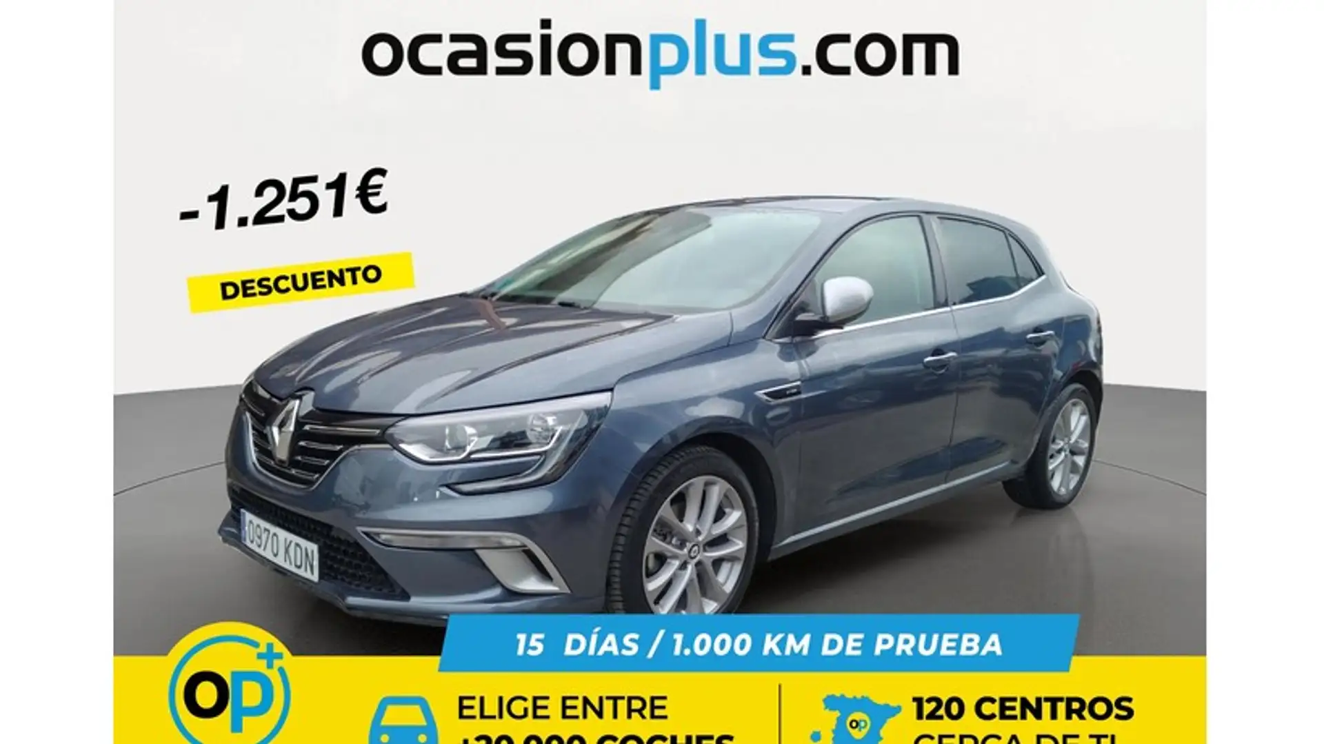 Renault Megane 1.2 TCe Energy GT Line 97kW Gris - 1