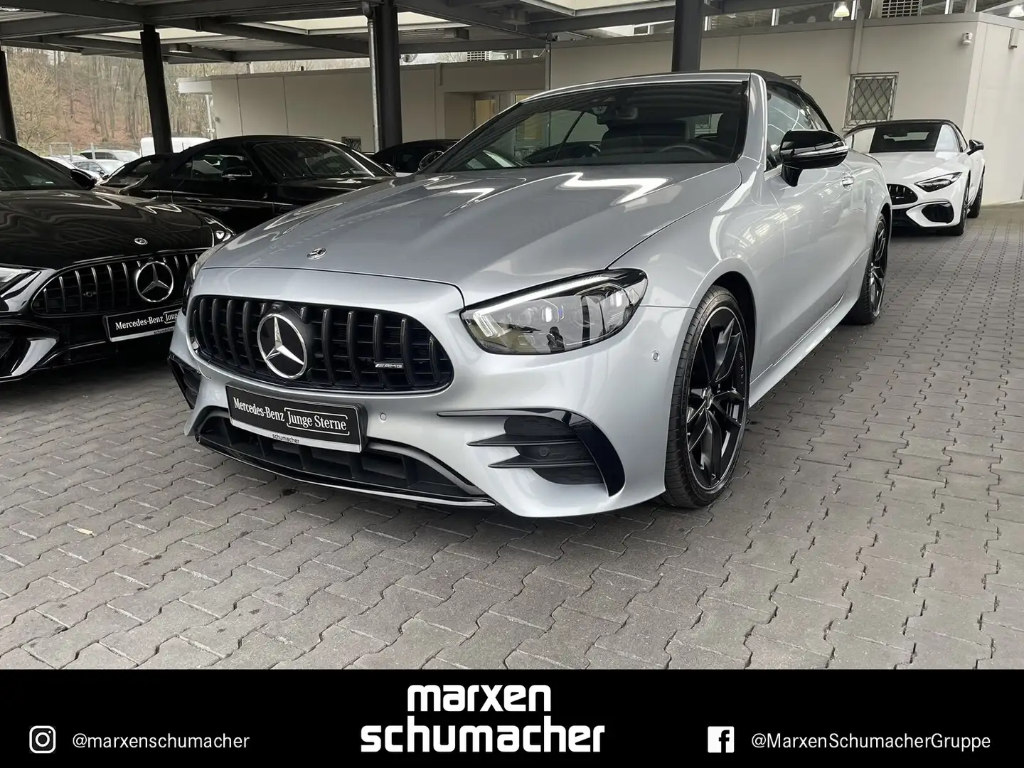 Mercedes-Benz E 53 AMG AMG E 53 4M+ Cabrio Burm+Standh.+Night+Memory Navi Argent - 1