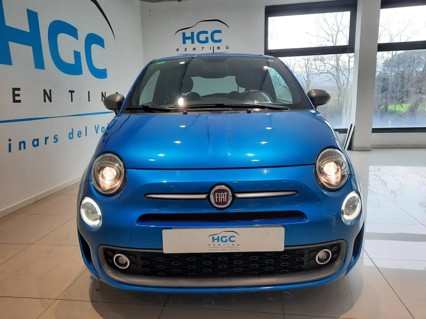 Fiat 500 Pequeño Automático de 3 Puertas Bleu - 2