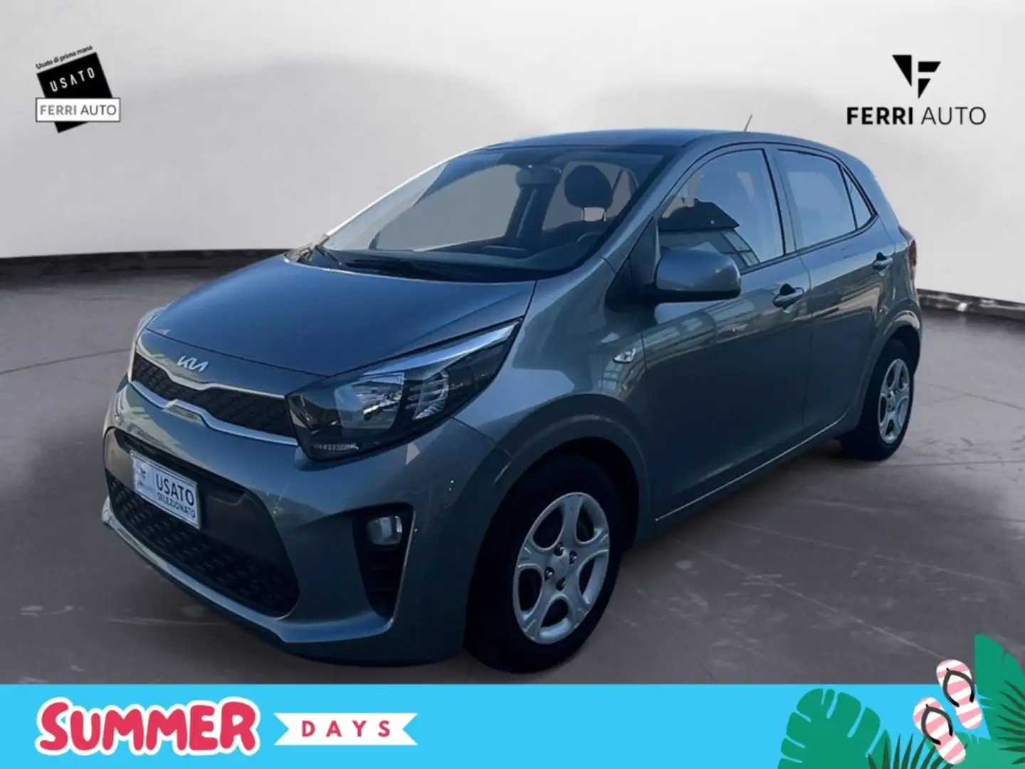 Kia Picanto 1.0 12V 5 porte Urban Grigio - 1