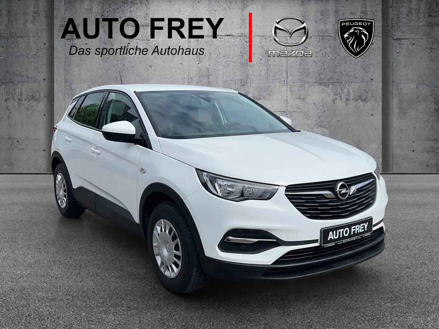 Opel Grandland X 1.5-D Selection+ANHÄNGEKUPPLUNG+SPURHALTEASSITENT+ Weiß - 1