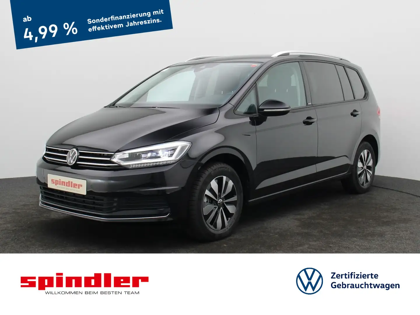 Volkswagen Touran Comfortline 1.5 TSI DSG / ACC, RFK, AHK Schwarz - 1