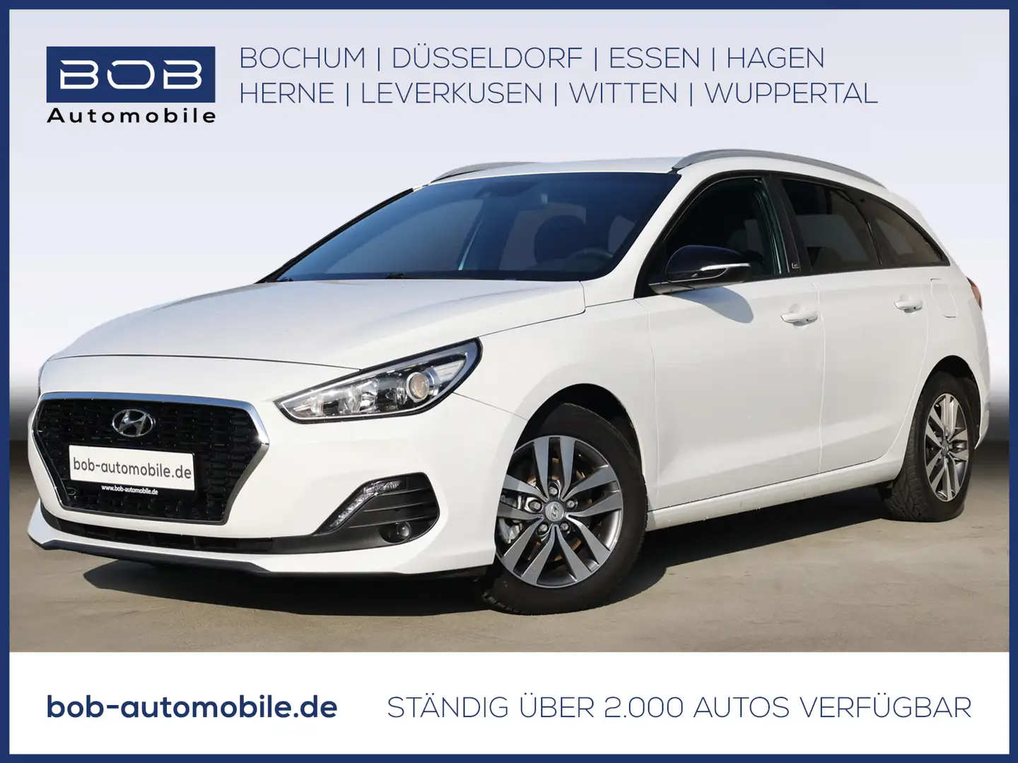 Hyundai i30 Kombi 1.0 T-GDI  KAMERA LED KLIMA BLUETOOTH Weiß - 1