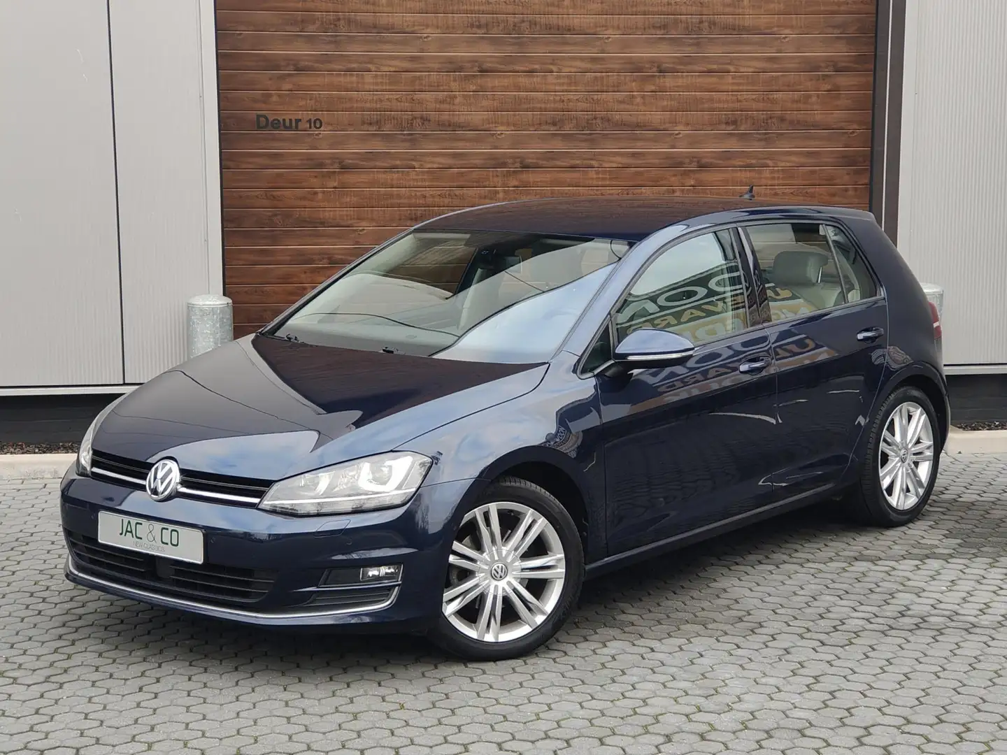 Volkswagen Golf 1.4 TSI Highline Creme Leer Stoelverw. Elektr. Sto Bleu - 1