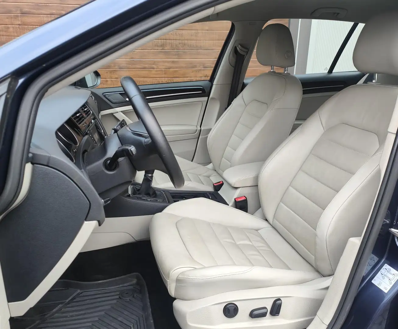 Volkswagen Golf 1.4 TSI Highline Creme Leer Stoelverw. Elektr. Sto Bleu - 2