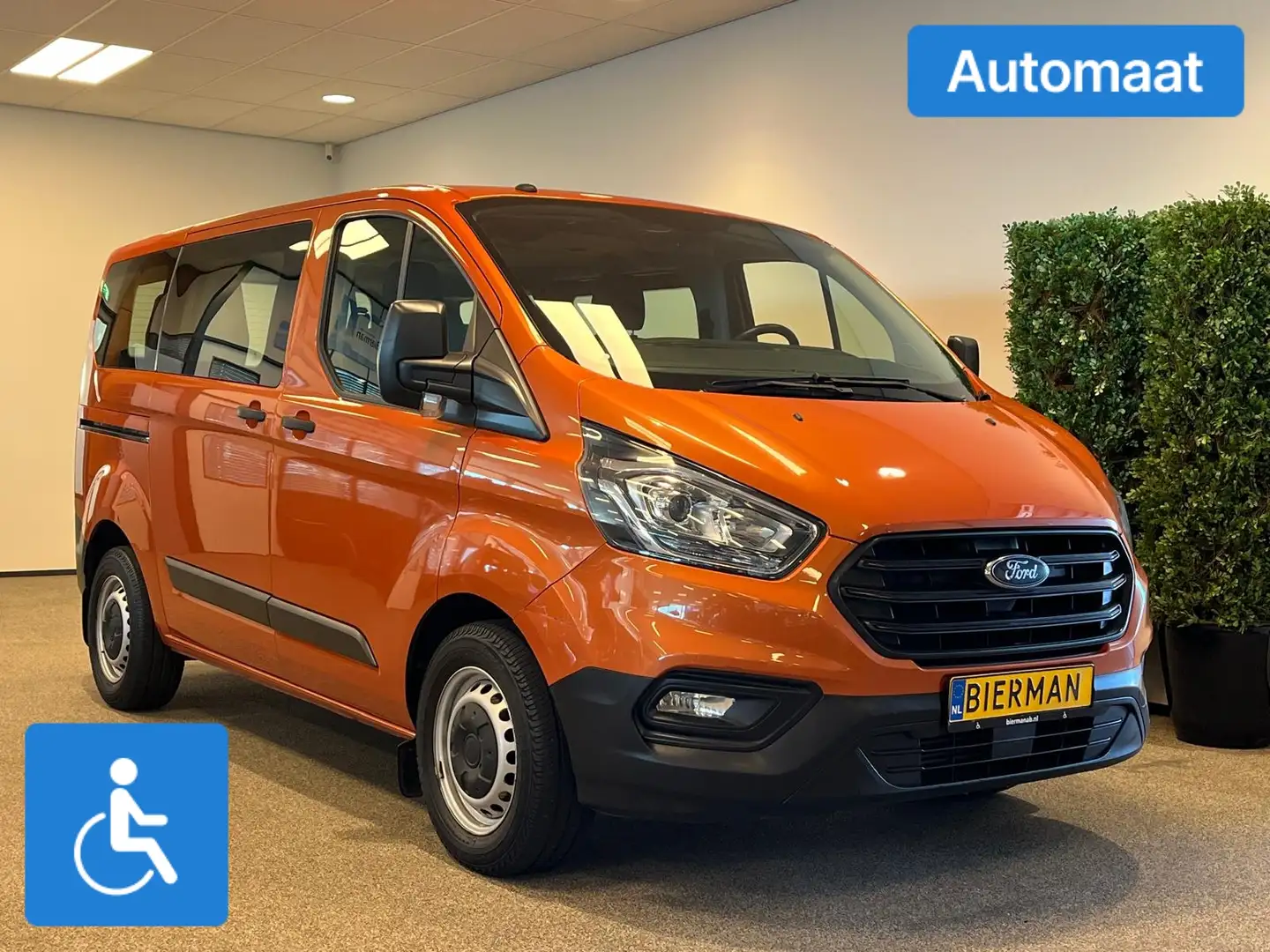 Ford Transit Custom L1H1 Rolstoelbus Automaat Oranje - 1