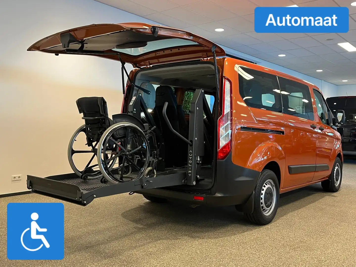 Ford Transit Custom L1H1 Rolstoelbus Automaat Oranje - 2