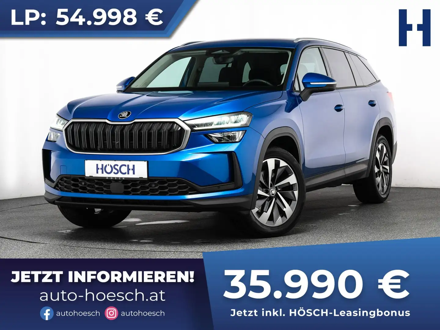 Skoda Kodiaq TSI Selection 7-SITZE 19er KOMFORTPAKET Blau - 1