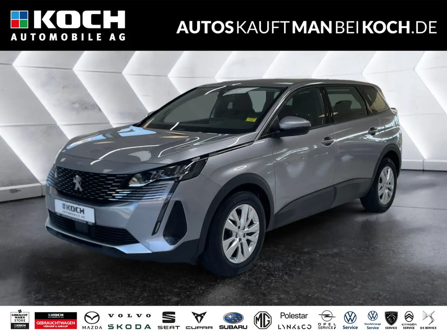 Peugeot 5008 BlueHDi 130 Pack Active 7 SITZ AHK NAVI KAMER Gris - 1