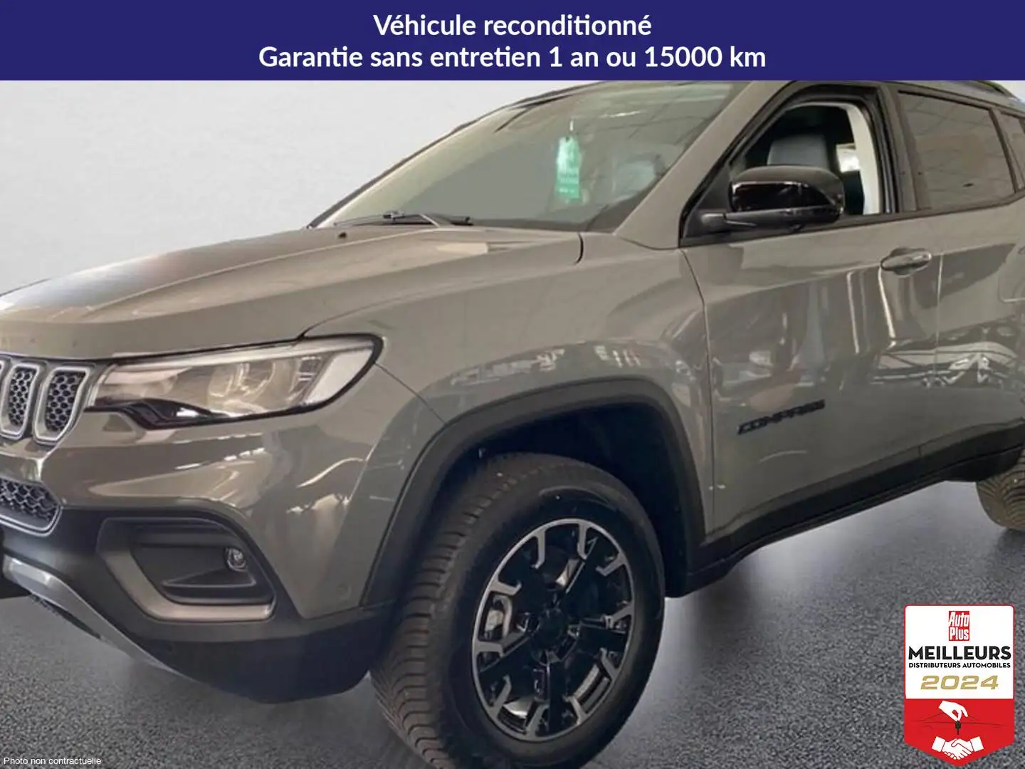 Jeep Compass 1.3 phev t4 240 ch 4xe eawd upland Blanc - 1