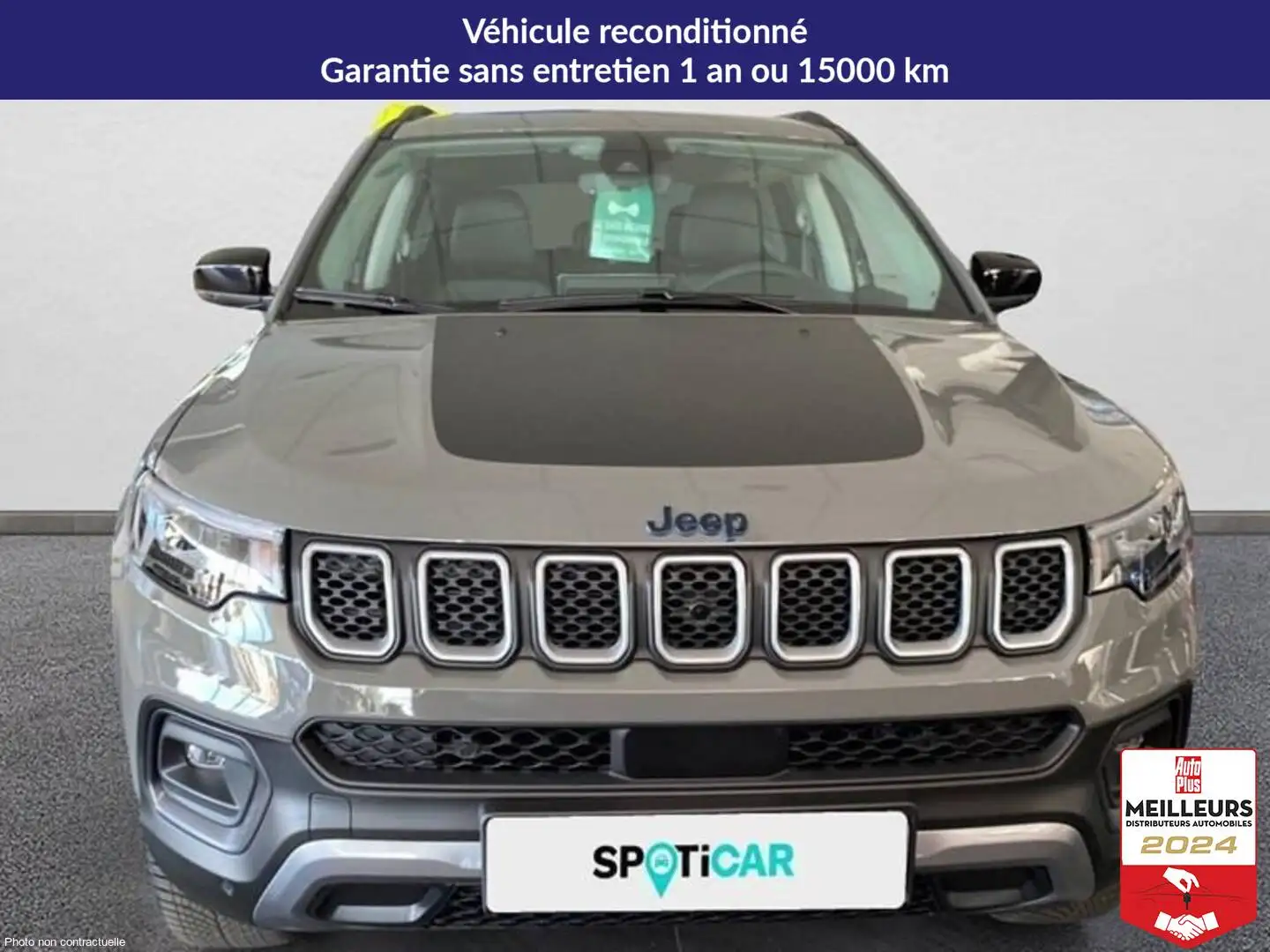 Jeep Compass 1.3 phev t4 240 ch 4xe eawd upland Blanc - 2