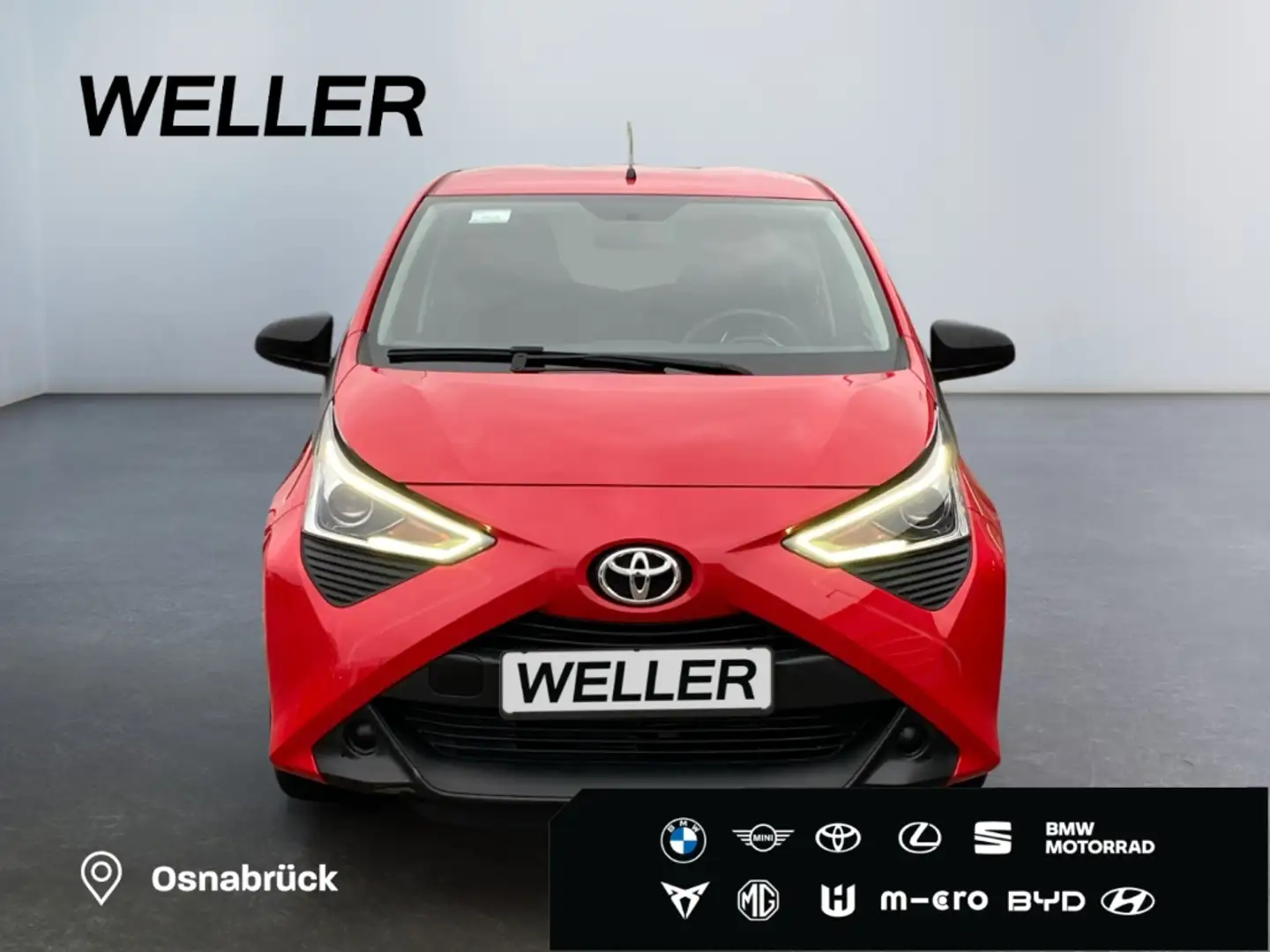Toyota Aygo x-business *DAB*KLIMA*Audiosystem*Allwetter* Rood - 2