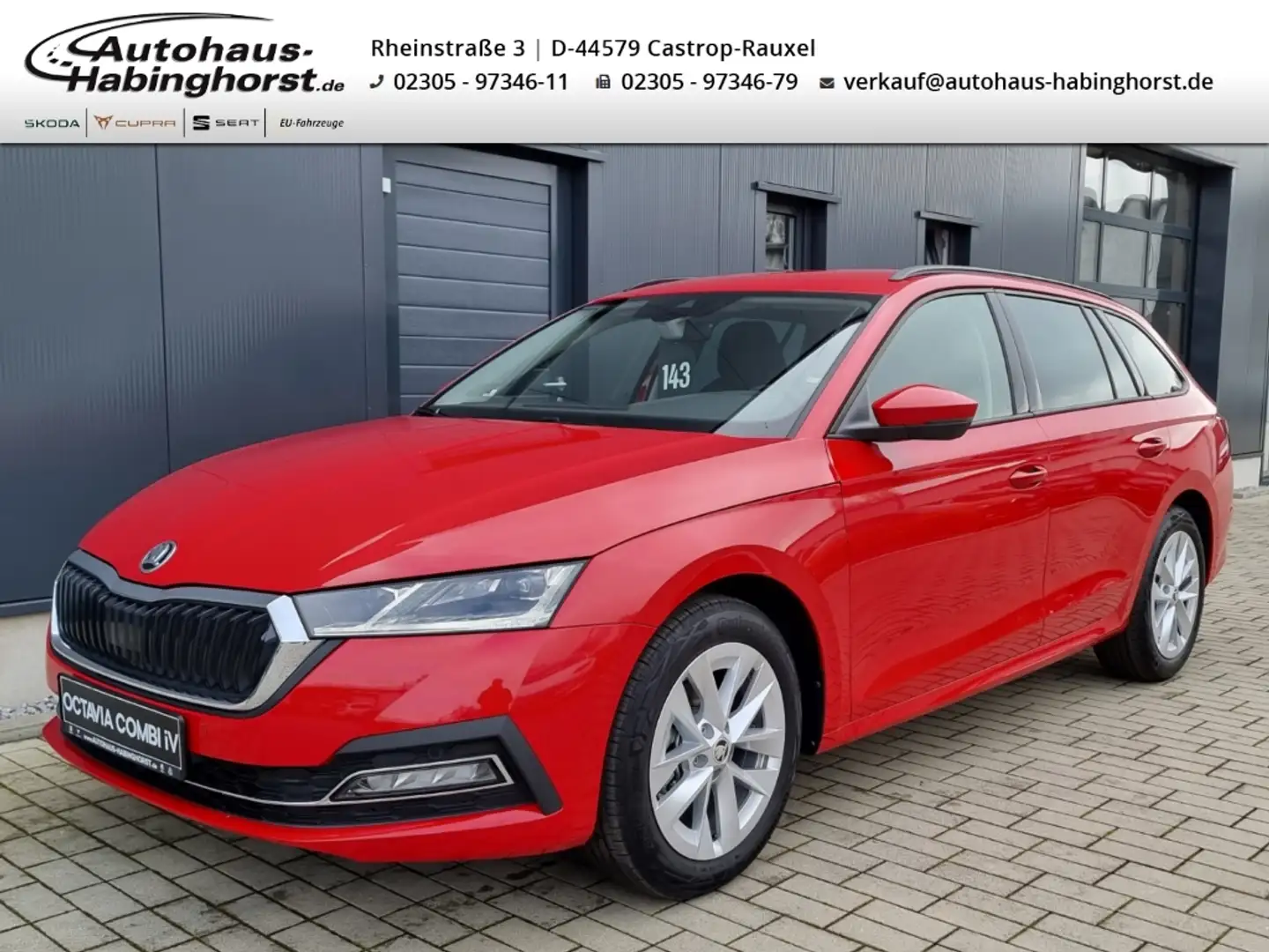Skoda Octavia Combi IV 1.5 TSI e-TEC DSG Style Navi PDC 17Alu Rot - 1