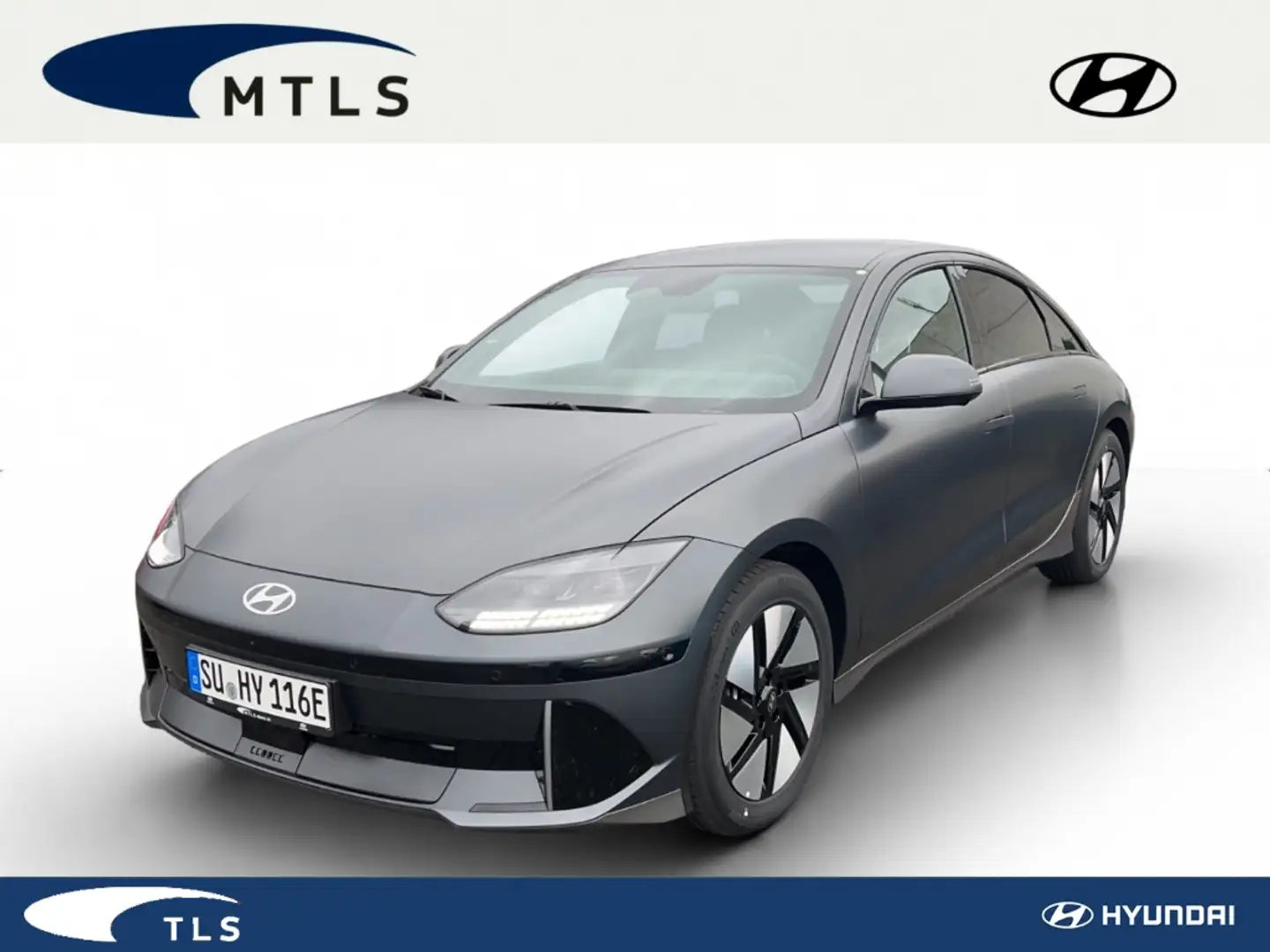 Hyundai IONIQ 6 77KWH - ALLRAD - UNIQ - NOCTURNE GRAY HUD Navi dig Grau - 1
