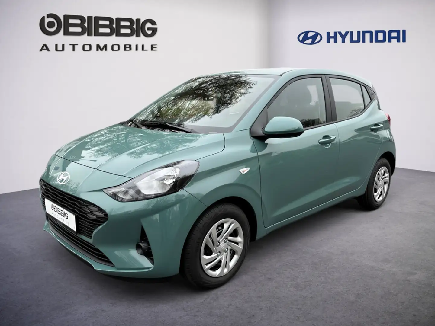 Hyundai i10 1.0 Select KLIMA PDC RÜCKFAHRKAMERA NAVI Зелений - 1