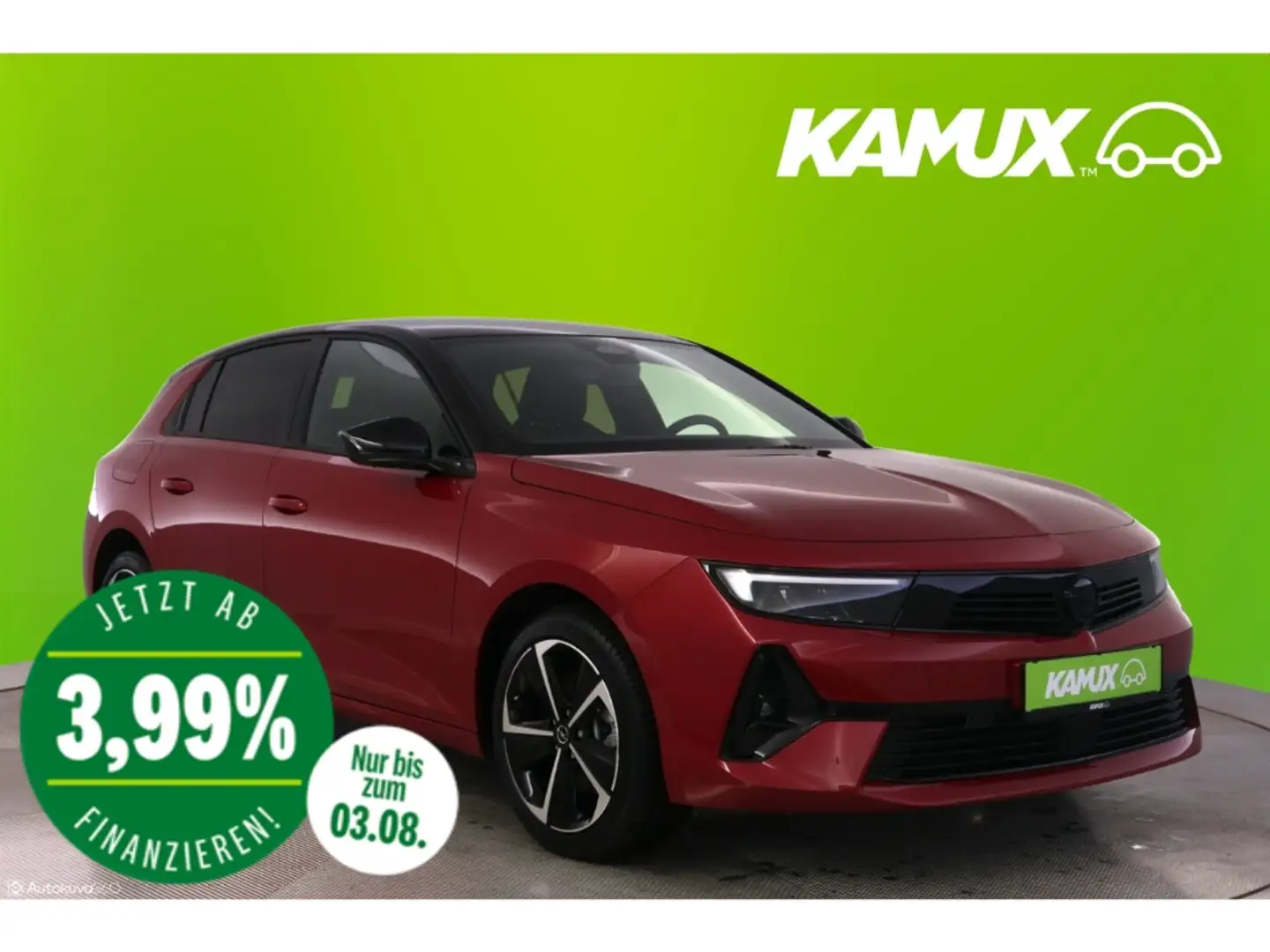 Opel Astra 1.2T Aut.GS Line+LED+VIRTUAL+KAMERA Rosso - 1