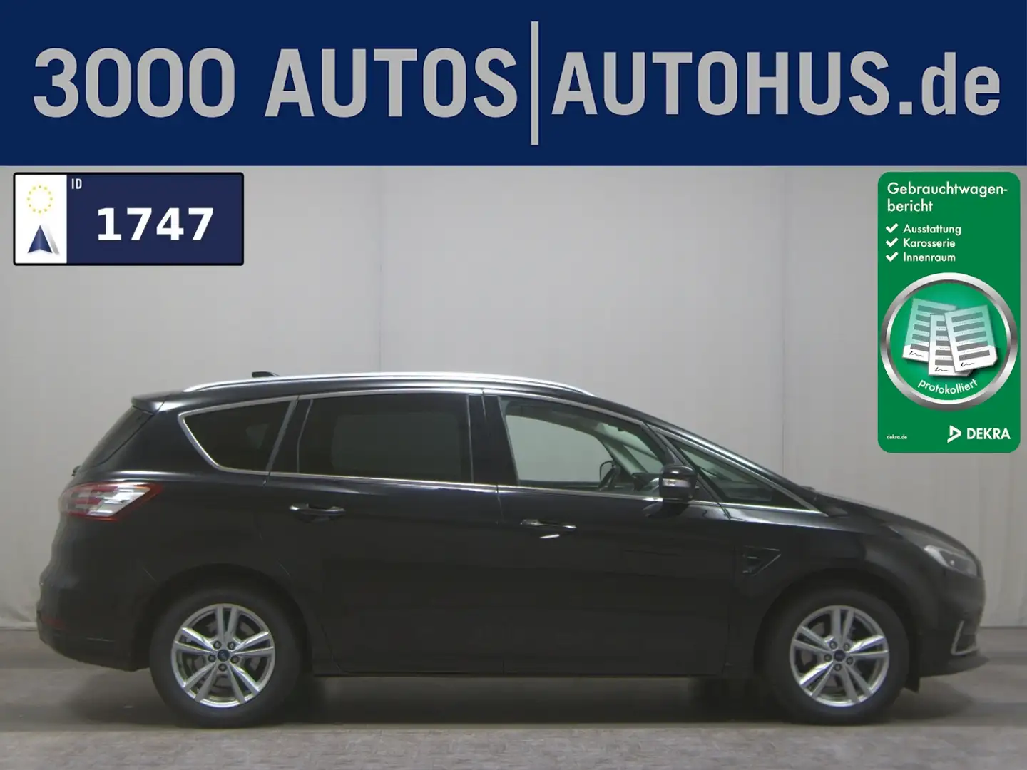 Ford S-Max 2.5 Duratec Titanium AHK Navi LED ACC RFK Facelift Schwarz - 1
