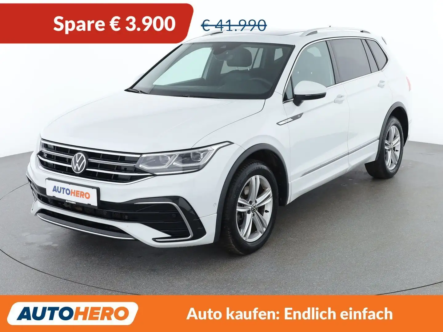 Volkswagen Tiguan Allspace 2.0 TDI R-Line 4Motion Weiß - 1