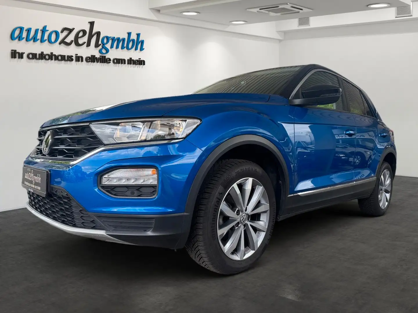 Volkswagen T-Roc +1.5 TSi+DSG+Navi+PDC+e-Klappe+Sitzheizung+ Blau - 1
