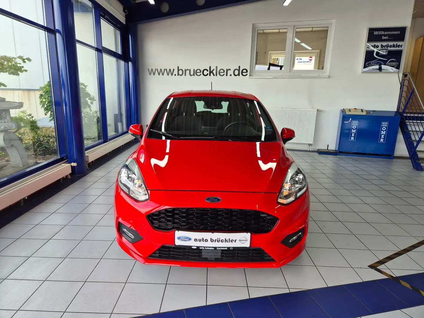 Ford Fiesta 1.0 EB - ST-LINE - Rouge - 2