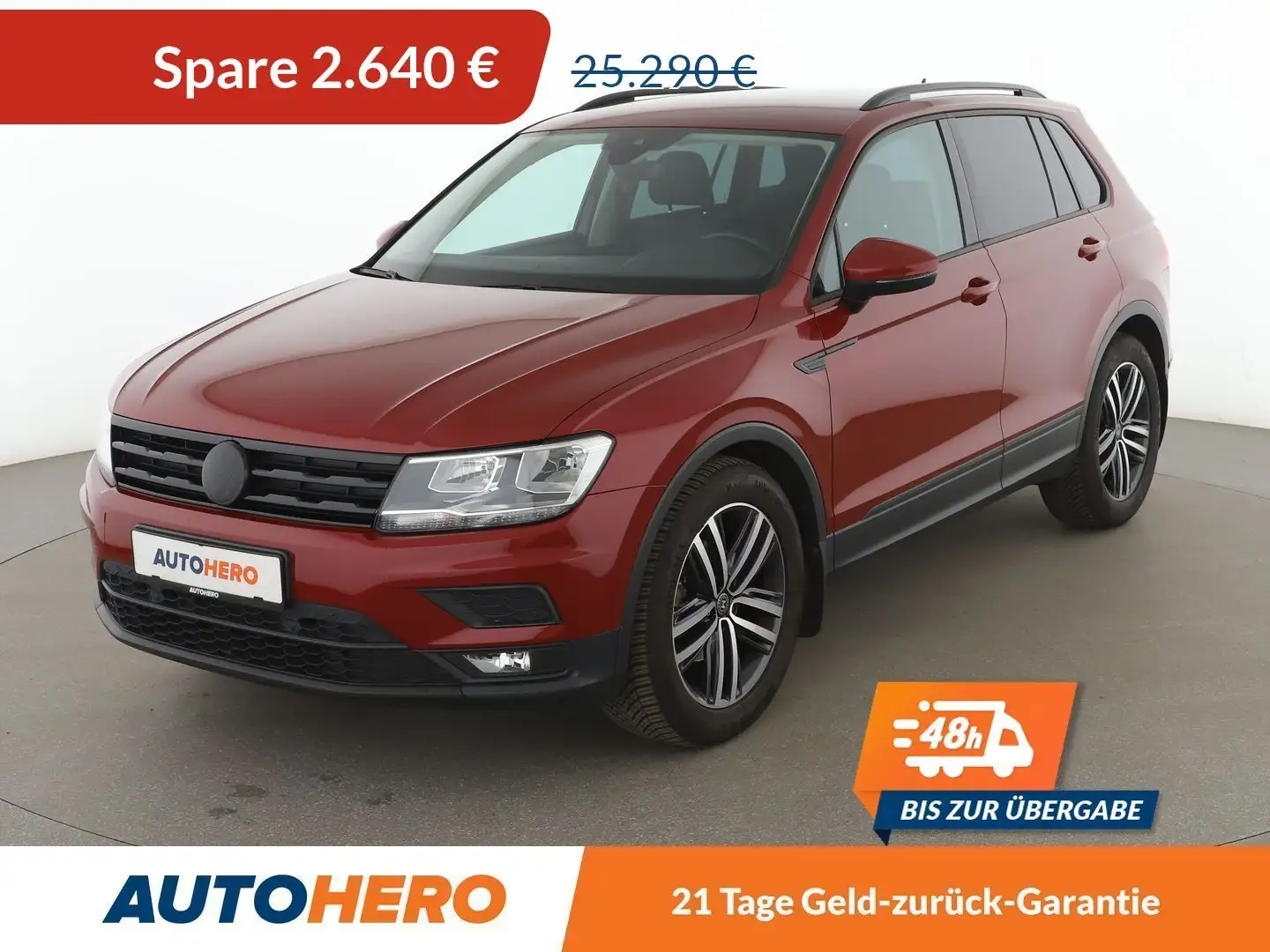 Volkswagen Tiguan 1.5 TSI ACT Trendline BlueMotion Aut.*PDC* Rot - 1