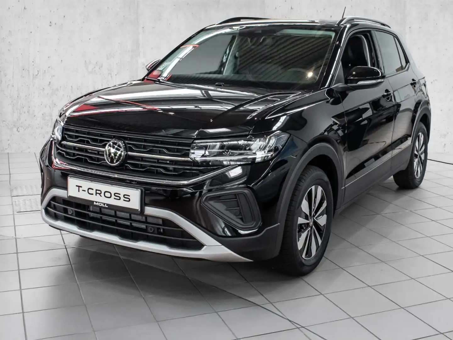 Volkswagen T-Cross GOAL 1.0 l TSI OPF  DSG AHK LED ACC PDC Negro - 2