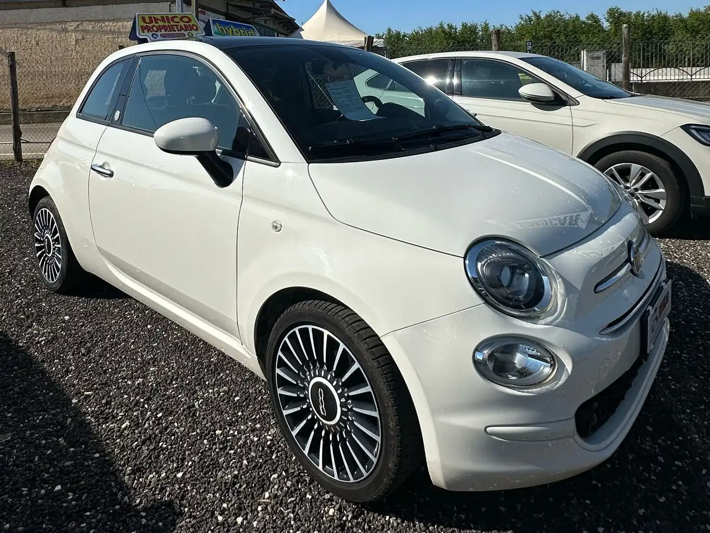 Fiat 500 1.0 hybrid Lounge 70cv Bianco - 1
