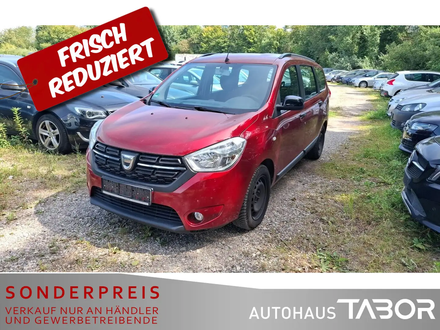 Dacia Lodgy 1.6 SCe LPG 100 Comfort Navi RFK PDC SHZ Rouge - 1
