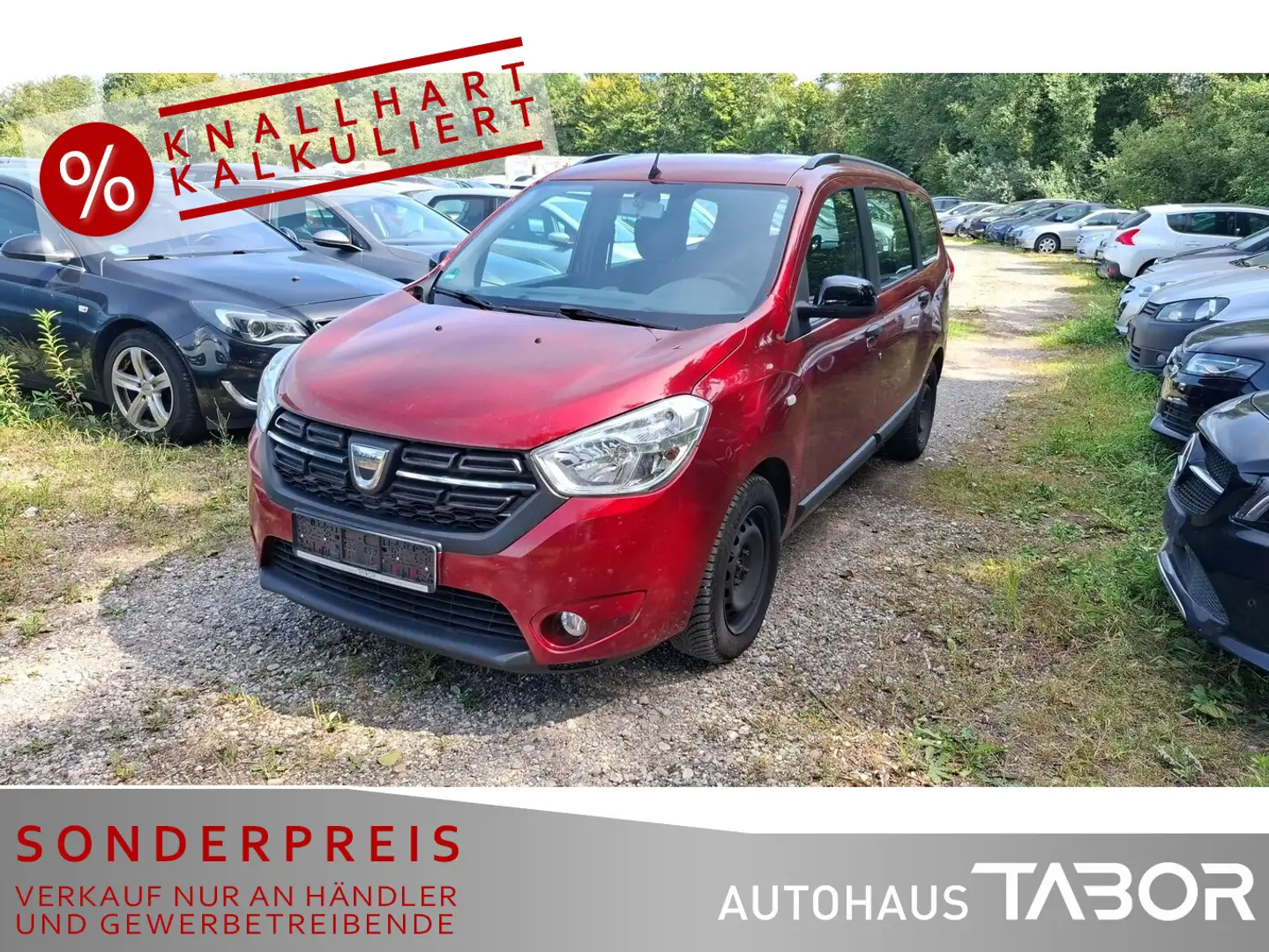 Dacia Lodgy 1.6 SCe LPG 100 Comfort Navi RFK PDC SHZ Rot - 1