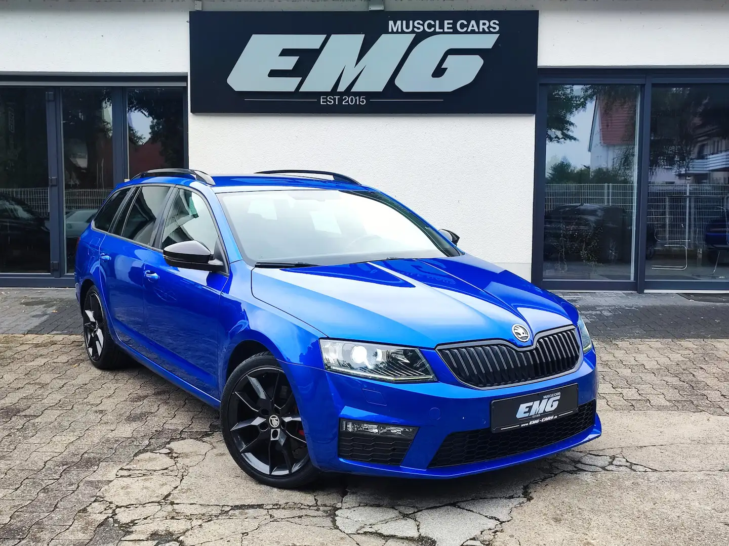 Skoda Octavia Combi RS 2.0 TDI Challenge*NAVI*LEDER*F1* Blau - 1