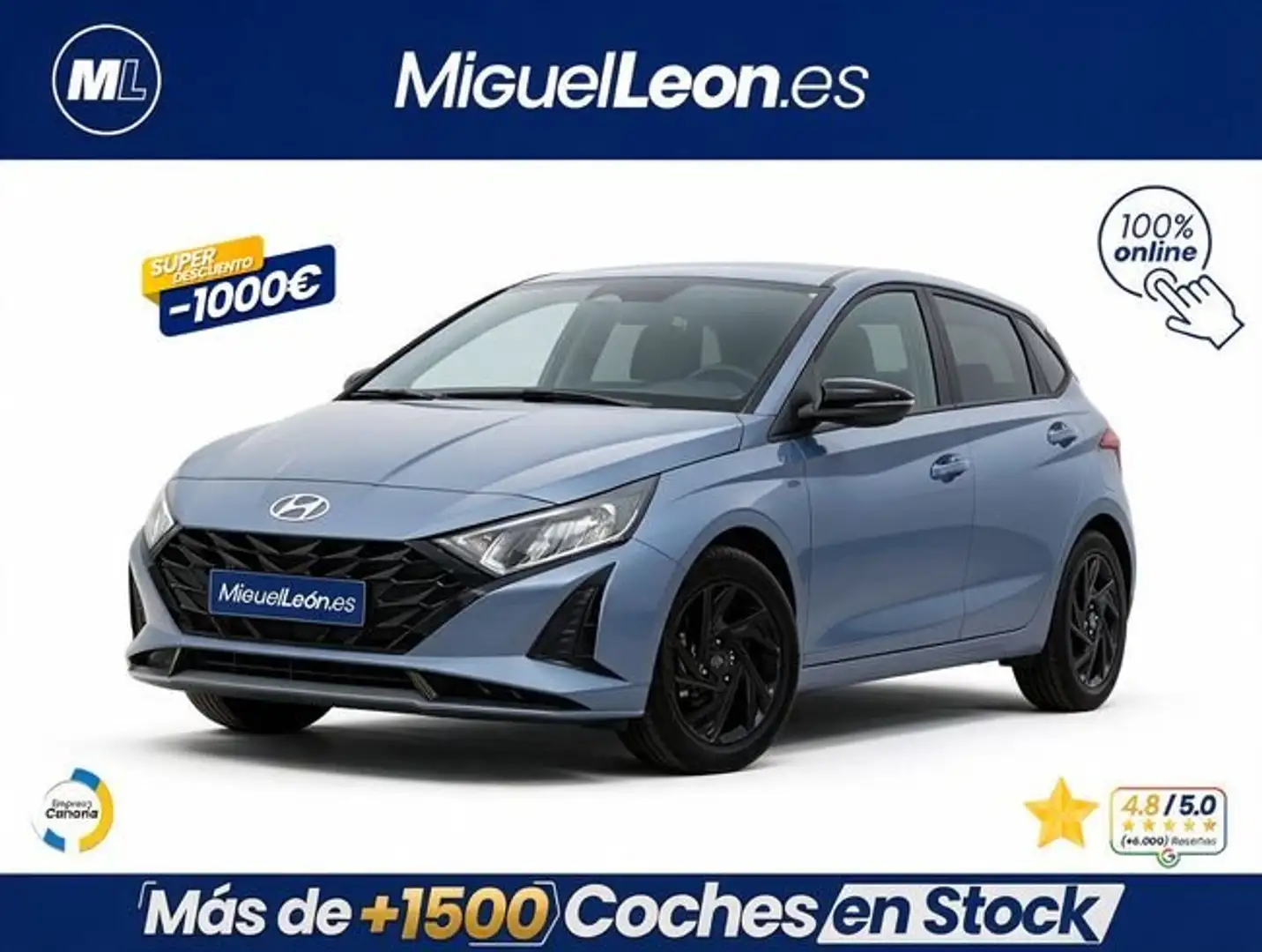 Hyundai i20 1.0 T Black Line Burdeos - 1