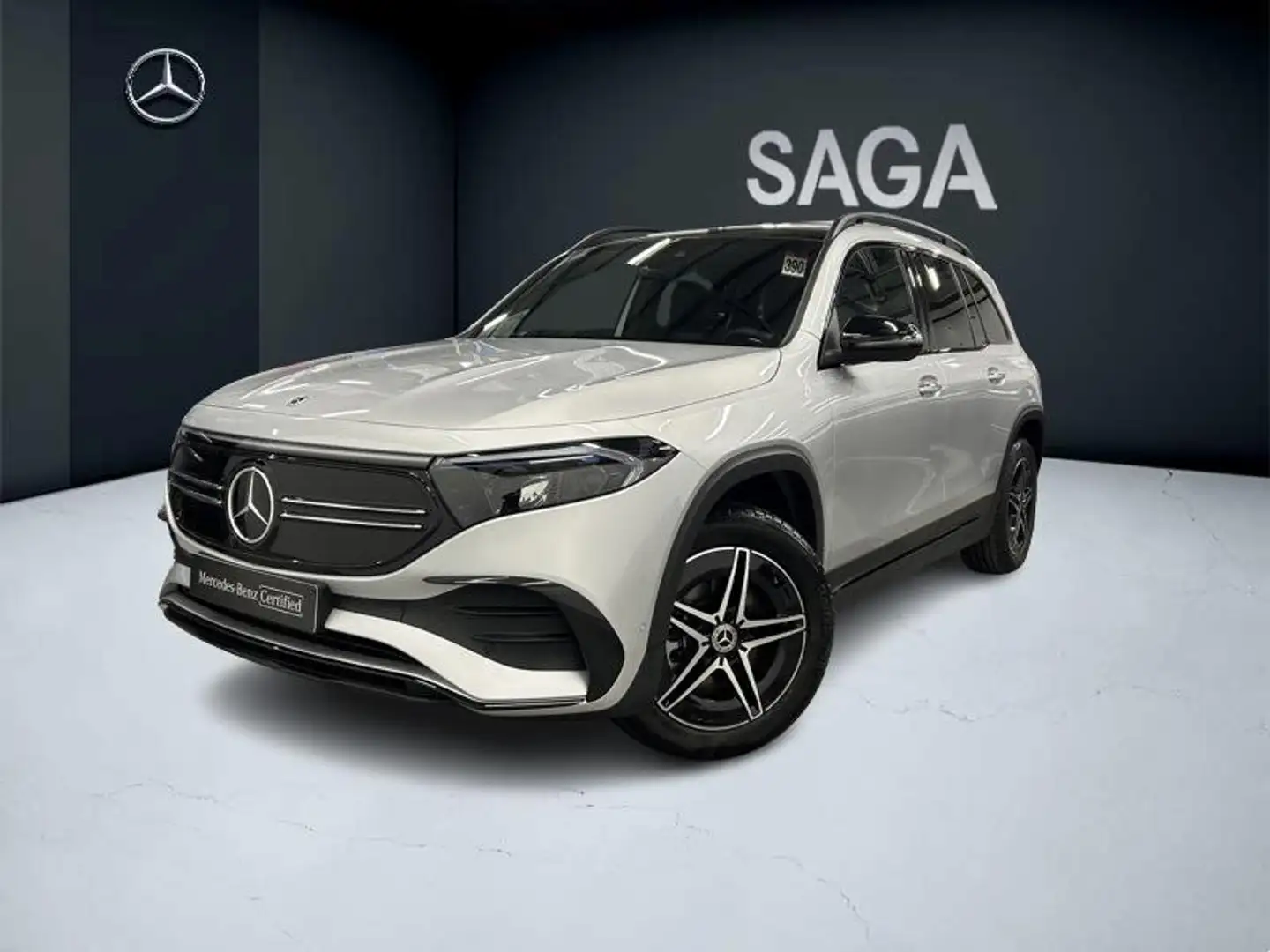 Mercedes-Benz EQB 300 4MATIC AMG 7 places Pano Argent - 1