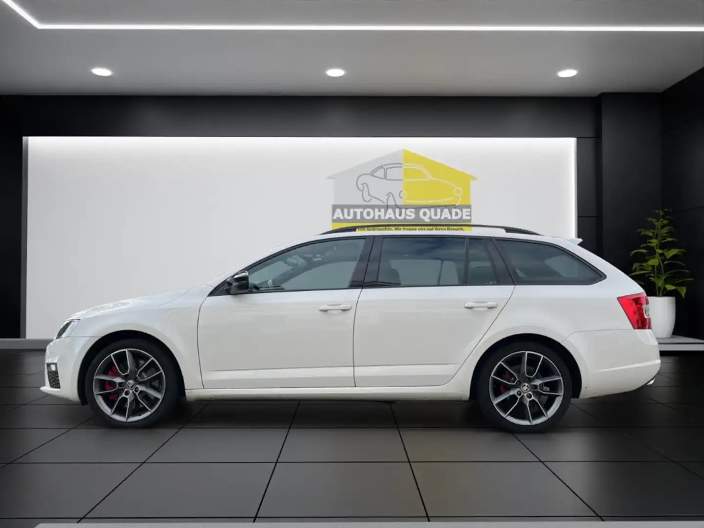 Skoda Octavia Combi RS 2.0 TDI Sportpaket AHK El. Panodach Navi Bianco - 2