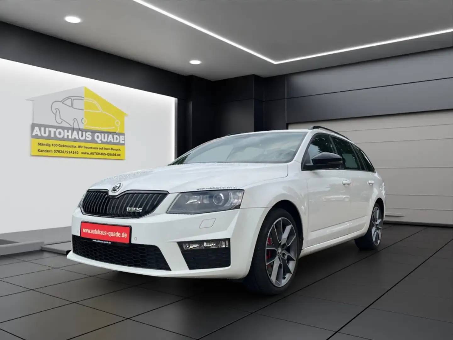 Skoda Octavia Combi RS 2.0 TDI Sportpaket AHK El. Panodach Navi Bianco - 1