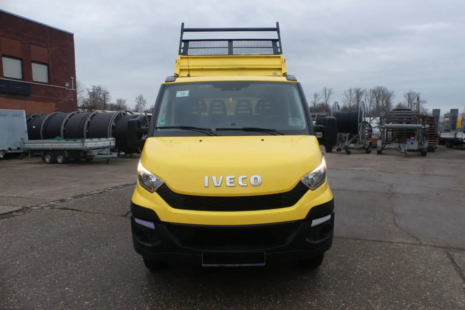 Iveco Daily 3.0 Maxi DoKa Meiller 3-S-Kipper*StHz*AHK* Jaune - 2