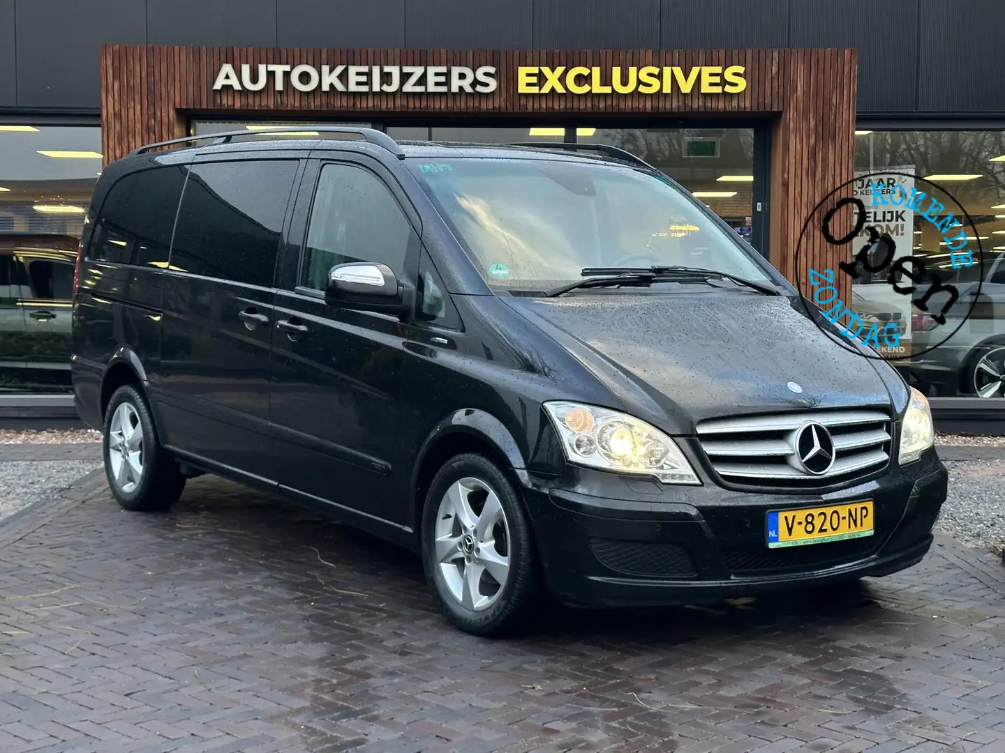 Mercedes-Benz Viano 3.0 CDI Edition Lang Navi Trekhaak Stoelverw. Noir - 1