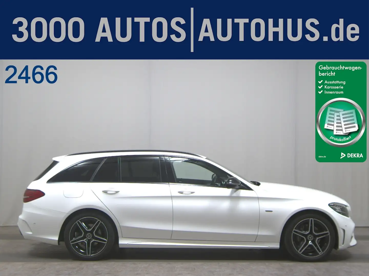 Mercedes-Benz C 220 T d  AMG-Line Night Navi LED Widescreen AHK Weiß - 1