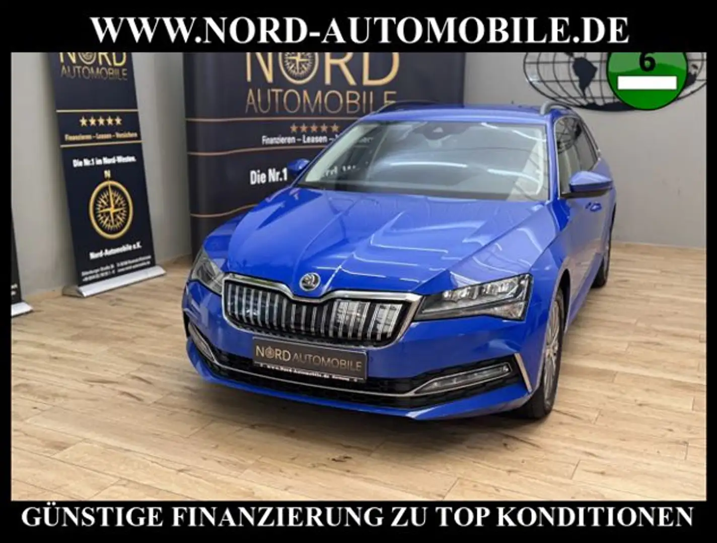 Skoda Superb iV Combi Ambition 1.4TSI DSG AHK/Virt.Coc Ambition Blau - 1