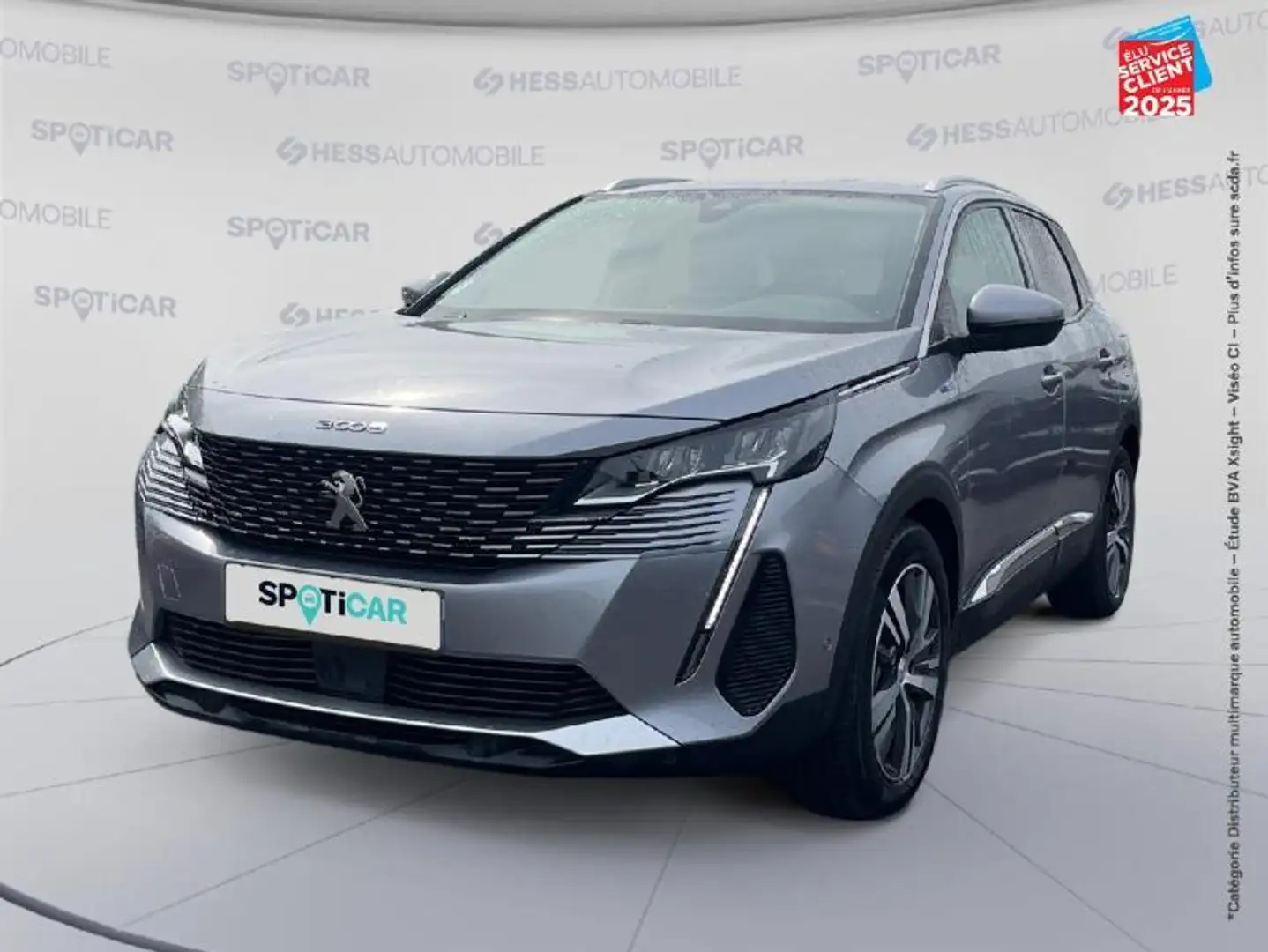 Peugeot 3008 HYBRID 225ch Allure Pack e-EAT8 GPS Camera Carplay Gris - 1