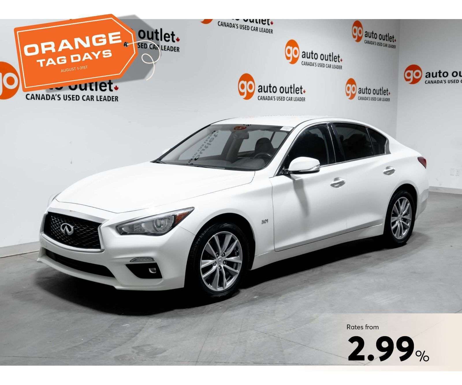 2020 Infiniti Q50 SPORT 3.0L V6 TWIN TURBO AWD  SXM, BLUETOOTH, BACK
