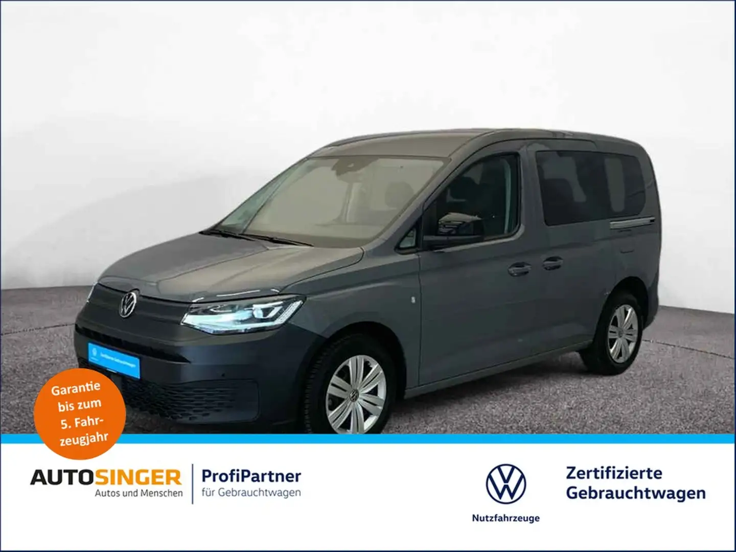 Volkswagen Caddy 1,5 TSI *NAVI*AHK*LED*ACC*DIGITAL*R-CAM* Grau - 1