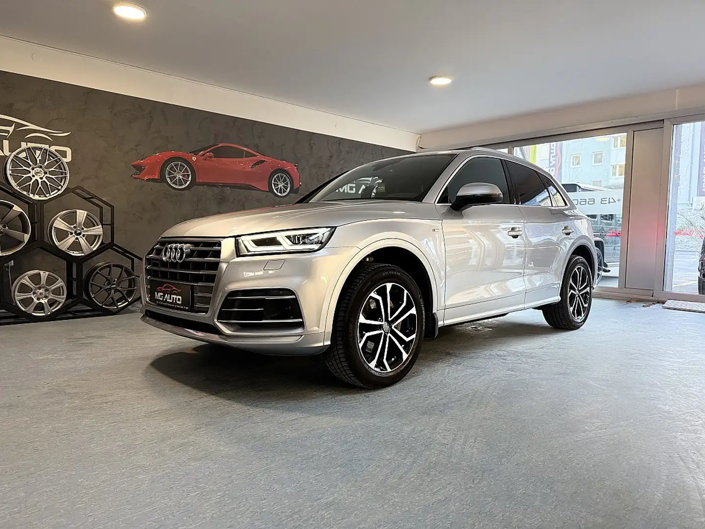 Audi Q5 QUATTRO *3xS-LINE*WENIG KM*RFK*AHK*MATRIX*ACC*S... Grau - 1