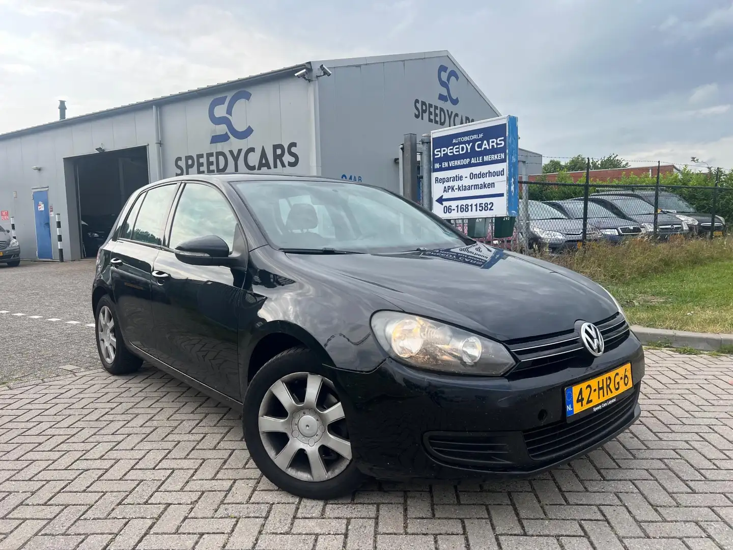 Volkswagen Golf 1.4 TSI Comfortline 2009 Clima Cruise Zwart - 1