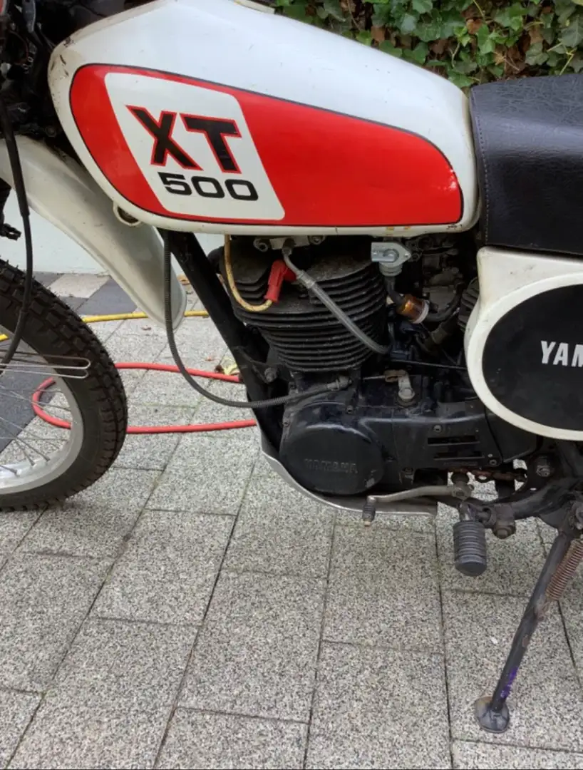 Yamaha XT 500 Wit - 1