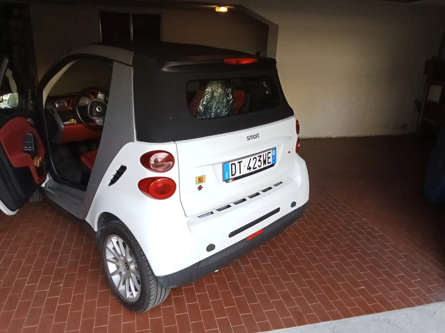 smart forTwo Fortwo Cabrio 1.0 mhd Passion 71cv Bianco - 1