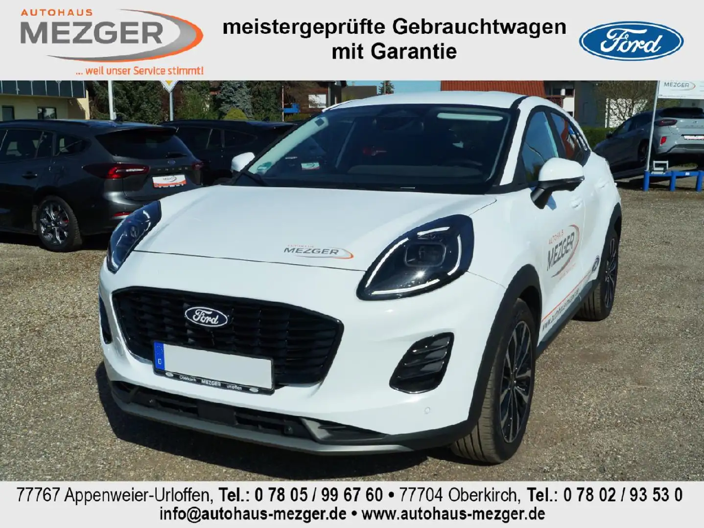 Ford Puma Titanium Weiß - 1